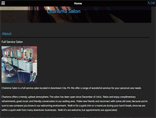 Tablet Screenshot of charismasalononline.com